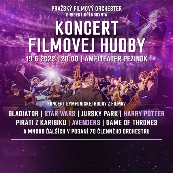 Koncert filmovej hudby – Pražský Filmový Orchester