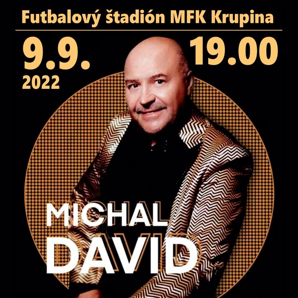 MICHAL DAVID Futbalový štadión Krupina