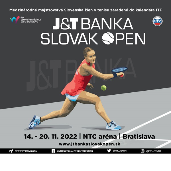J&T BANKA SLOVAK OPEN 2022. Medzinárodné MSR v tenise žien