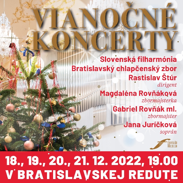 Vianočné koncerty Slovenská filharmónia