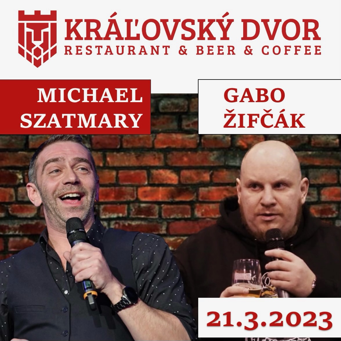 Stand-up večer - Michael Szatmary a Gabo Žifčák