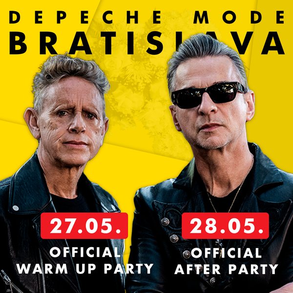 Depeche Mode – oficialna warm up / after party