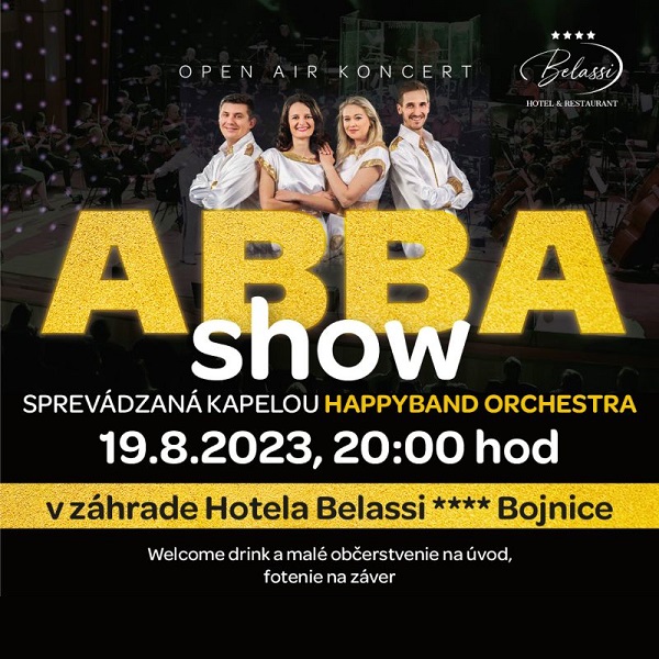 ABBA show pod „Belassi“ nebom
