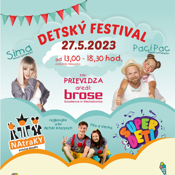 Detský festival Prievidza 2023