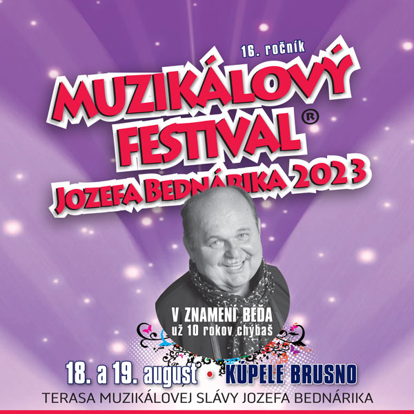 Muzikálový festival Jozefa Bednárika 2023