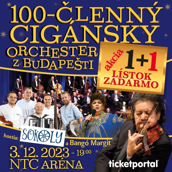 100 členný cigánsky orchester Budapešť a hostia