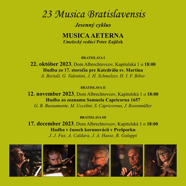 23 Musica Bratislavensis - Hudba zo 17. storočia pre Katedrálu sv.Martina