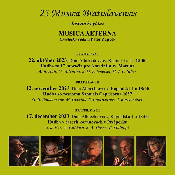 23 Musica Bratislavensis - Hudba v časoch korunovácií v Prešporku