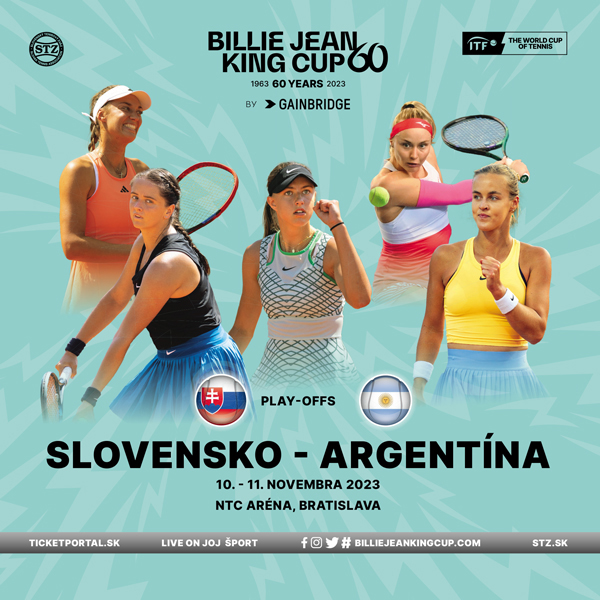 BILLIE JEAN KING CUP: Slovensko – Argentína