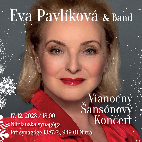 Eva Pavlíková & Band – Vianočný šansónový koncert