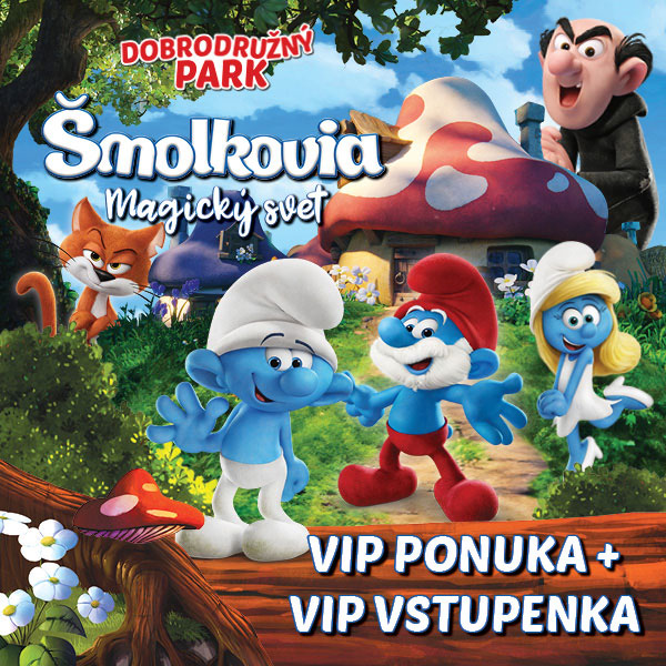 Šmolkovia – Magický svet - VIP VSTUPENKA