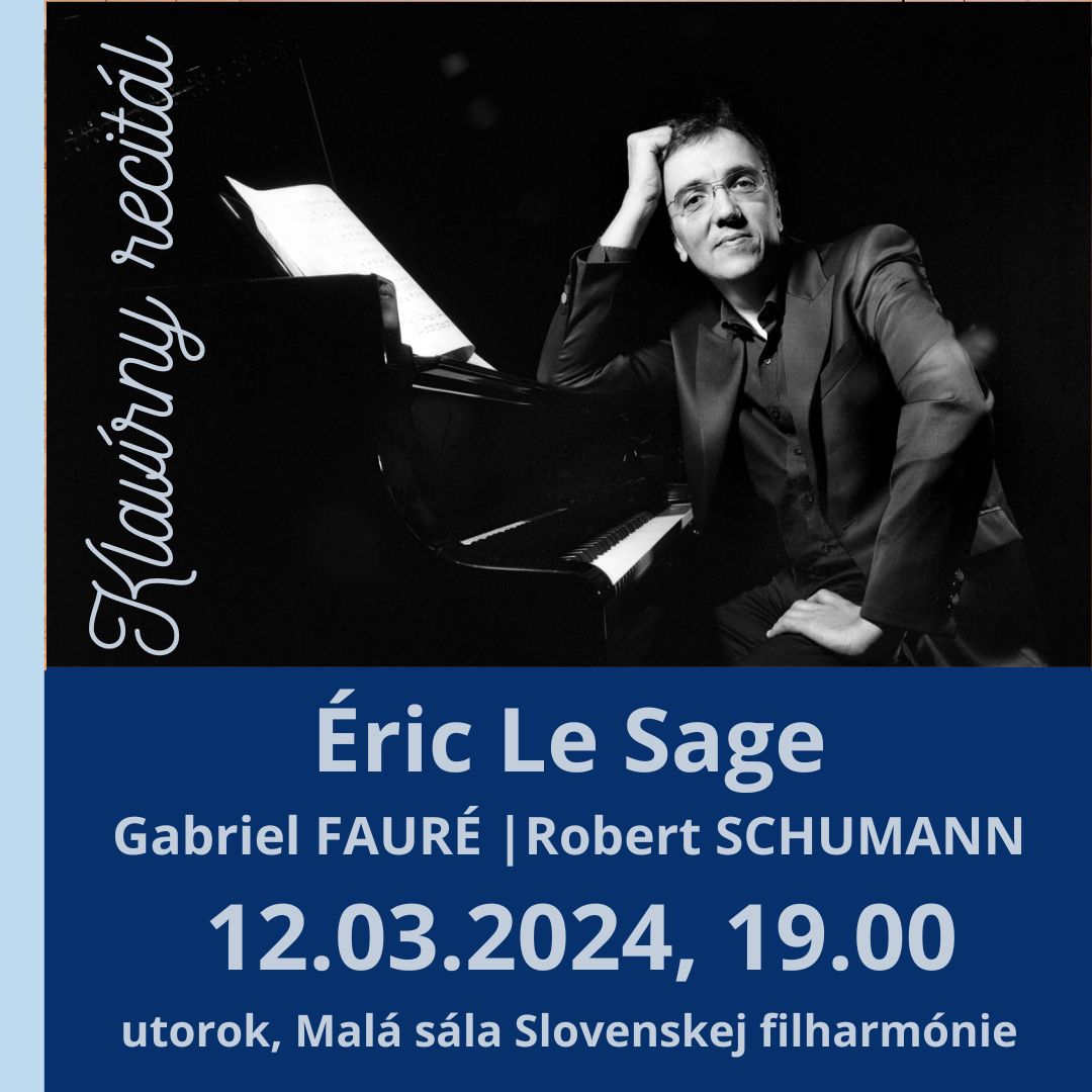 Klavírny recitál Éric Le Sage