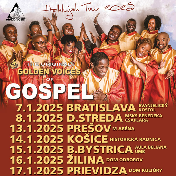 The GOLDEN VOICES OF GOSPEL /USA/, HALLELUJAH TOUR 2025