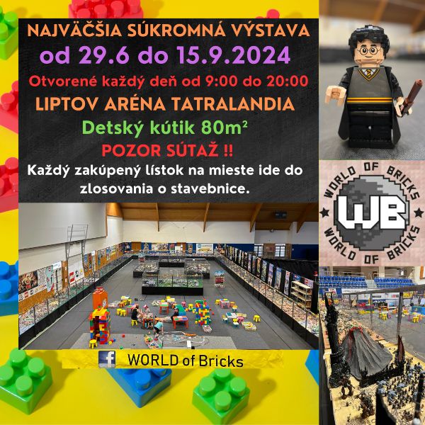 World of bricks - najväčšia súkromná výstava na Liptove