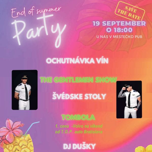 End of summer party