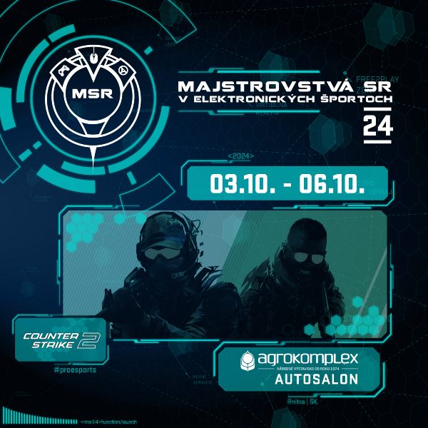 Majstrovstvá SR v elektronických športoch 2024 + Autosalón AUTOSHOW Nitra