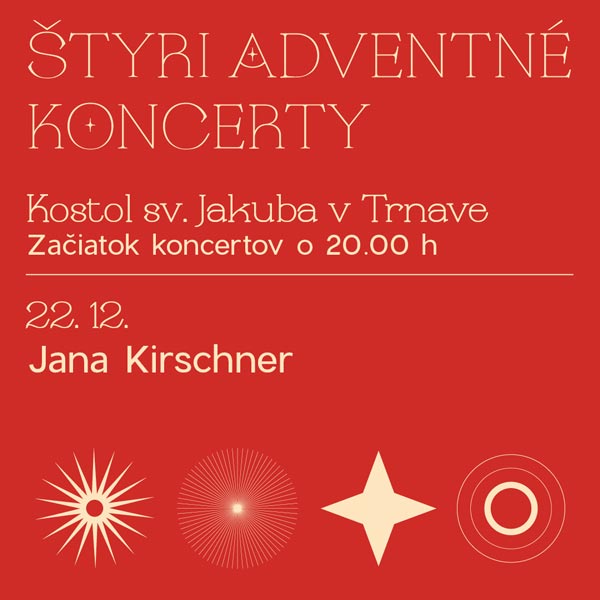 Štyri adventné koncerty Jana Kirschner