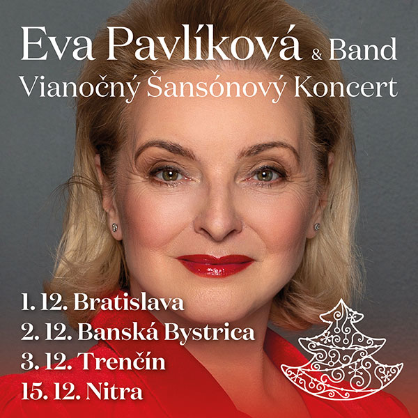 Eva Pavlíková & Band – Vianočný šansónový koncert