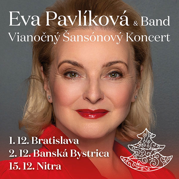 Eva Pavlíková & Band – Vianočný šansónový koncert