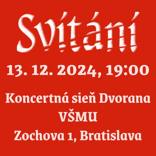 Vánoční koncert Svítání