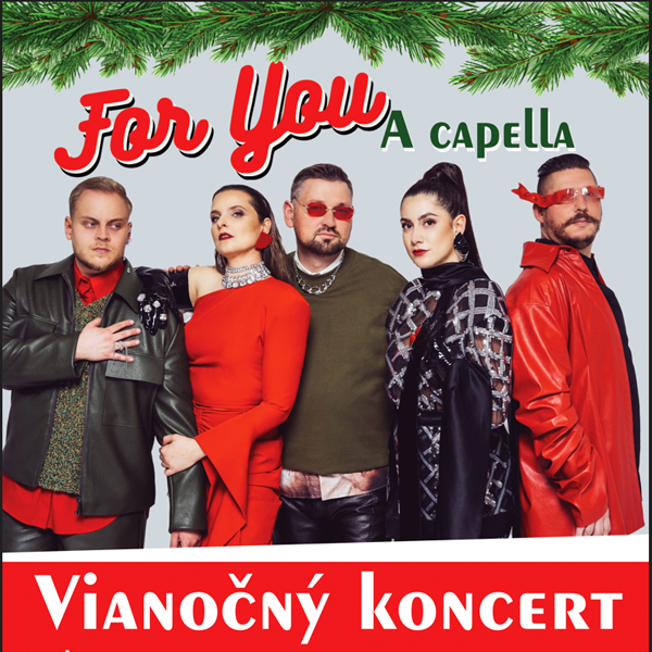 Vianočný koncert s For you acapela