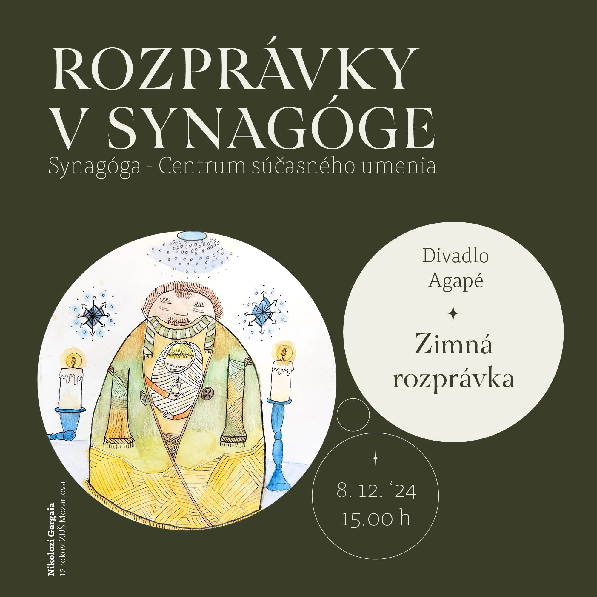 Zimná rozprávka – Divadlo Agapé – Rozprávky v Synagóge