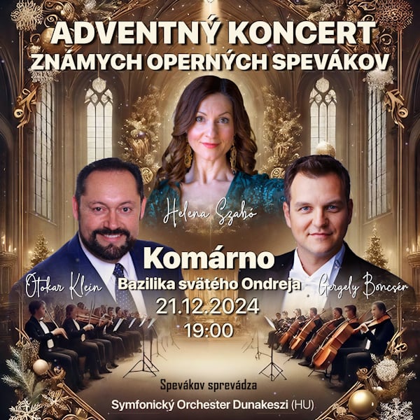 Adventný koncert známych operných spevákov