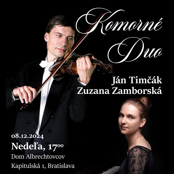 Komorné duo Ján Timčák & Zuzana Zamborská