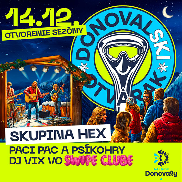 Otvorenie sezóny - Donovalski otvárak s kapelou HEX