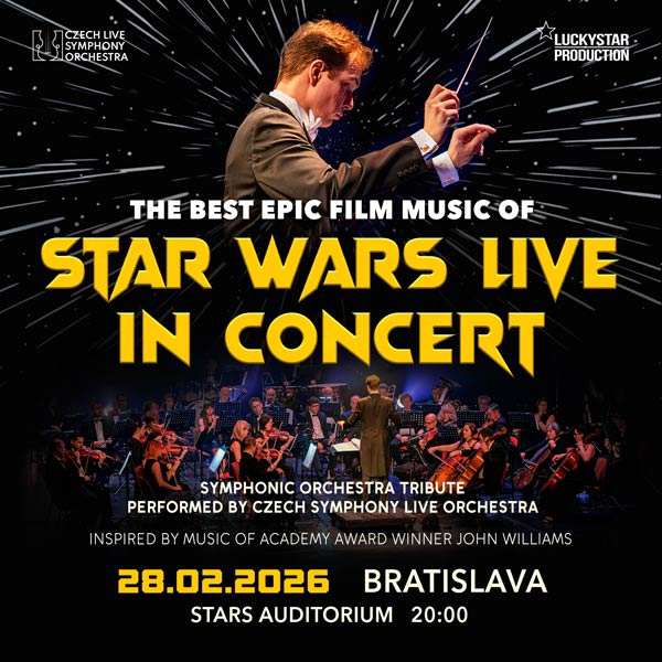 Epická filmová hudba Star Wars Symphonic Tribute