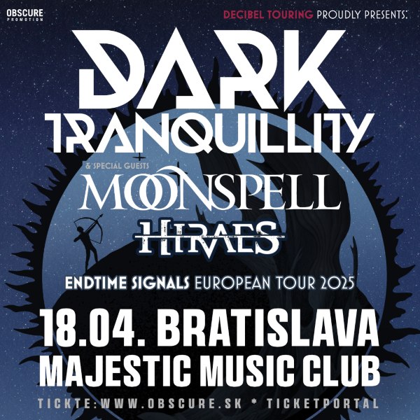 Dark Tranquillity, Moonspel, Hiraes