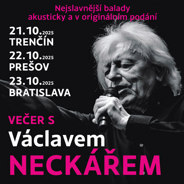 Večer s Václavem NECKÁŘEM