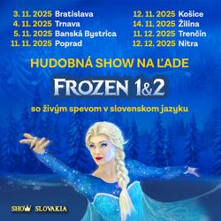 Hudobná šou na ľade Frozen 1&2