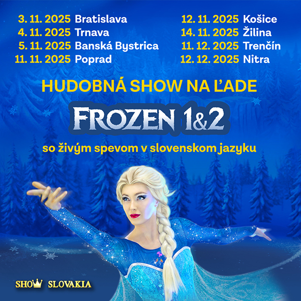 Hudobná šou na ľade Frozen 1&2