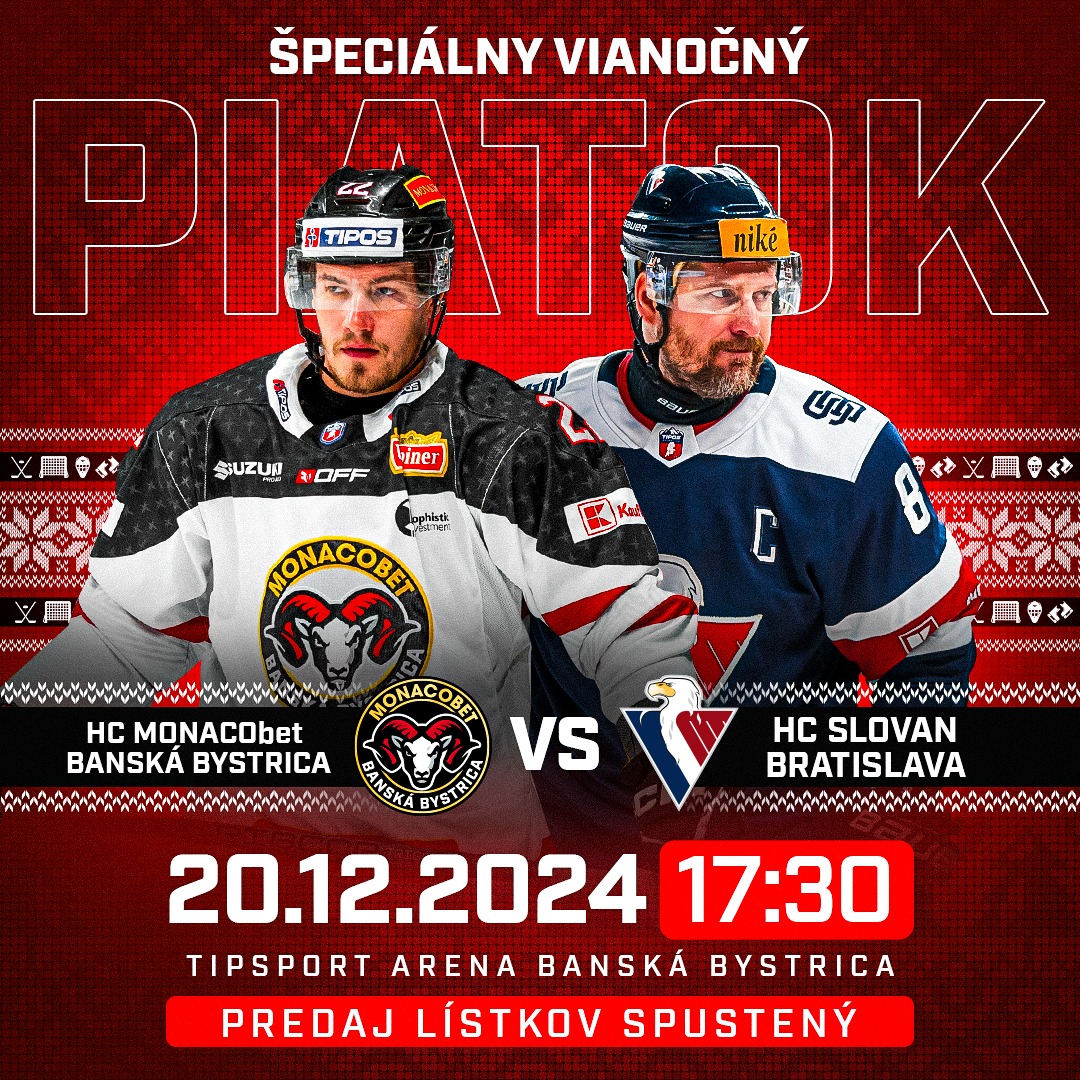 HC MONACObet Banská Bystrica vs  HC Slovan Bratislava