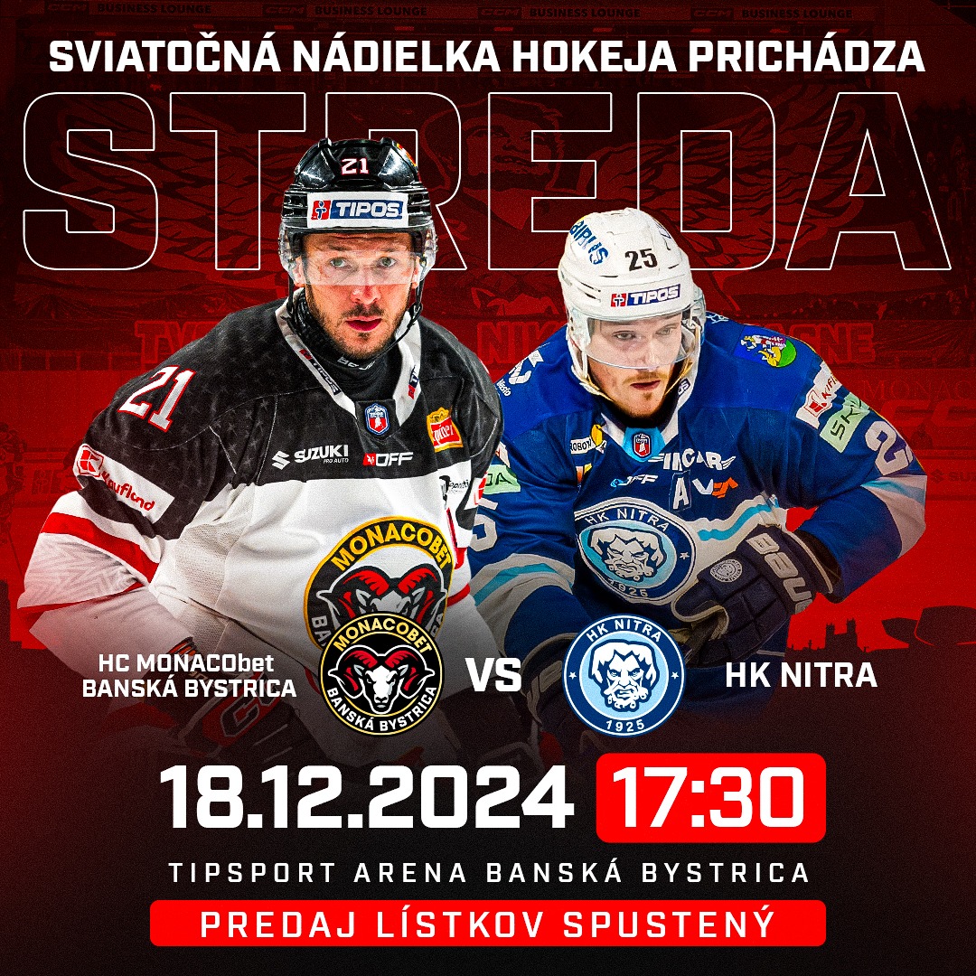 HC MONACObet Banská Bystrica vs HK Nitra