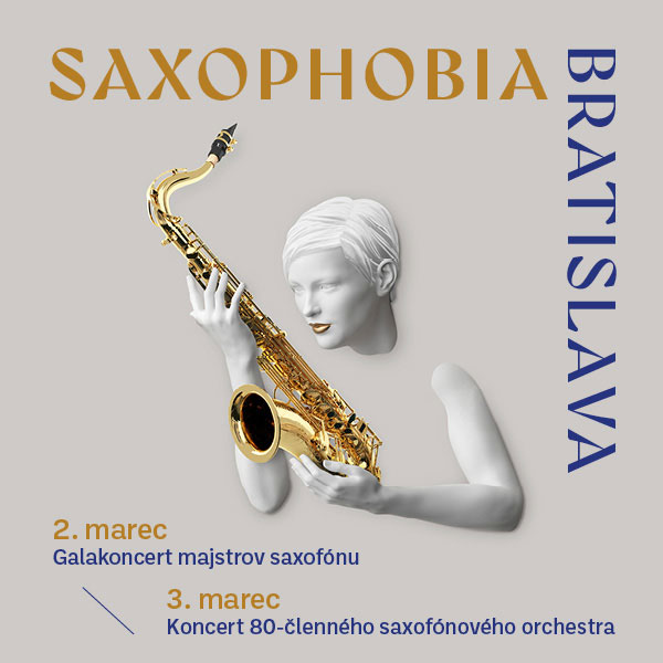 SAXOPHOBIA – Koncert 80-členného saxofónového orchestra