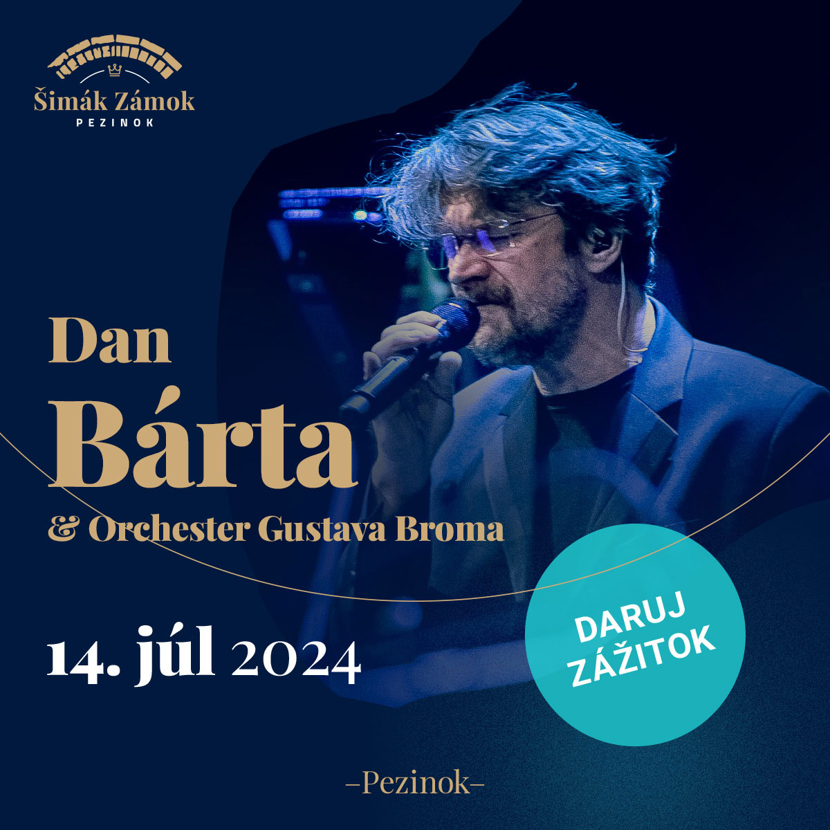 Dan Bárta & Orchester Gustava Broma na zámku