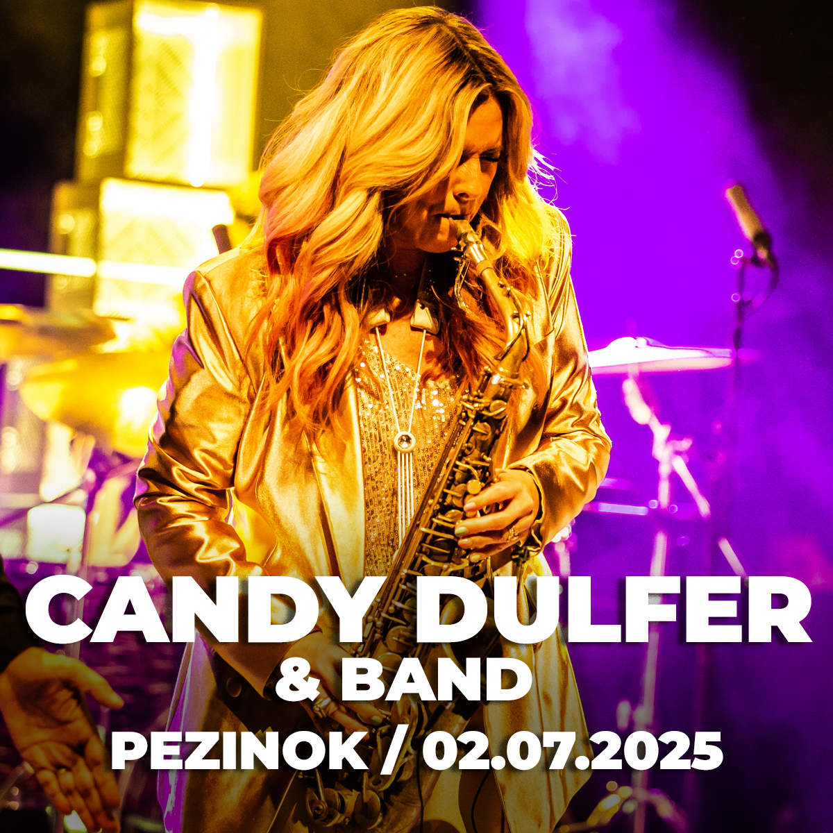 Candy Dulfer & Band na zámku / jazz - pop - funk