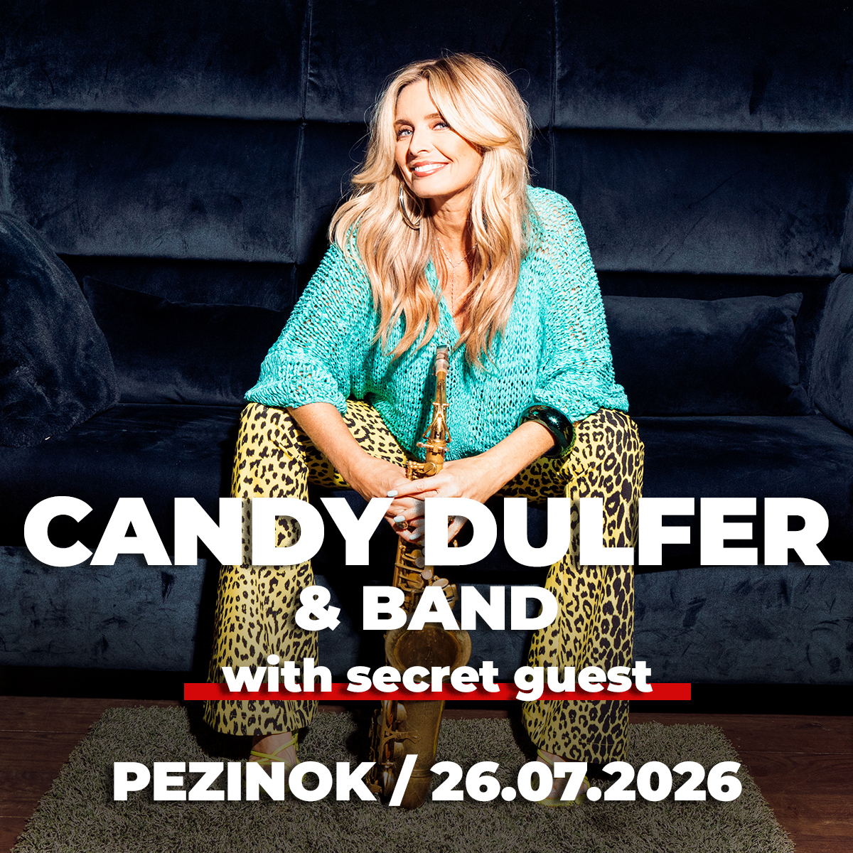 Candy Dulfer & Band + secret guest na zámku