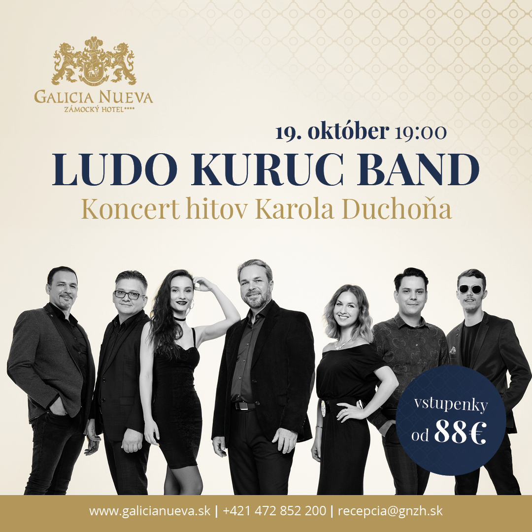 LUDO KURUC BAND - Koncert hitov Karola Duchoňa