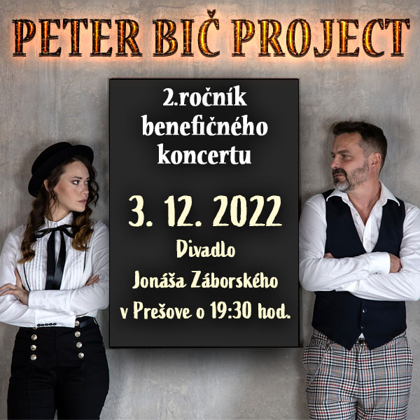 Vianočný benefičný koncert Peter Bič Project