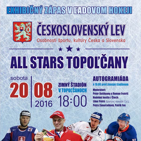 Český lev vs HC Topoľčany All Stars