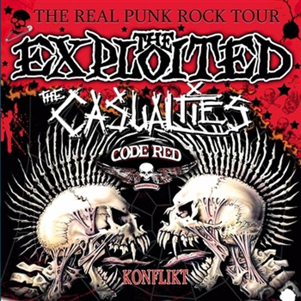 The Exploited, The Casualties, Code Red, Konflikt