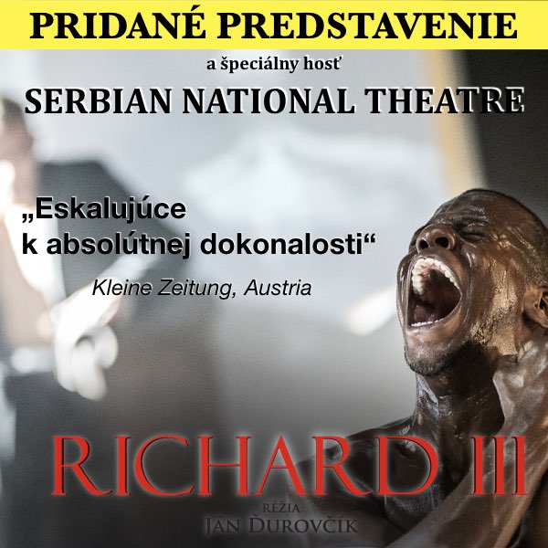 Richard III. + hosť: Serbian National Theatre