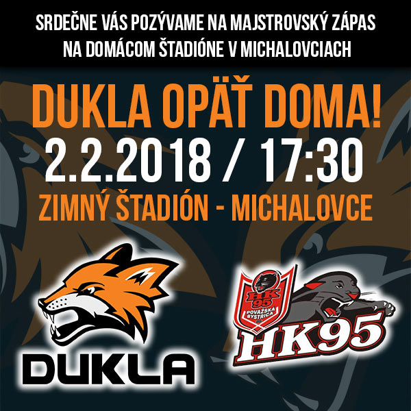 HK DUKLA INGEMA Michalovce-HK 95 Považská Bystrica