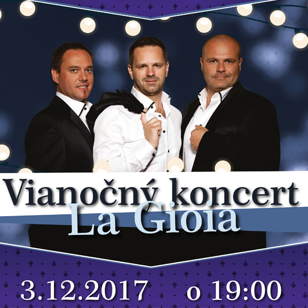 Vianočný koncert La Gioia na Zámku Vígľaš