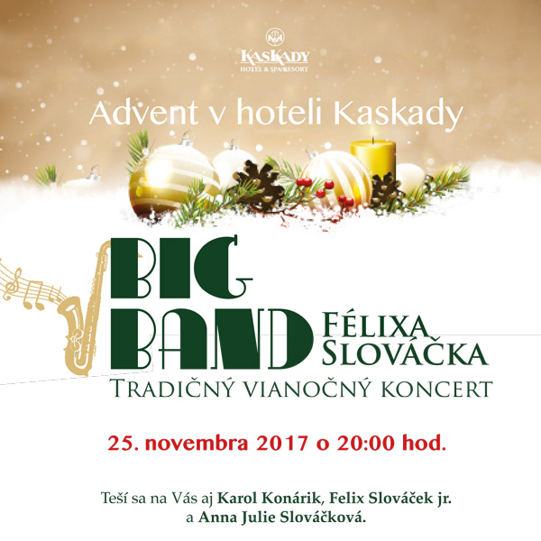 Tradičný Vianočný koncert Big Band Felixa Slováčka