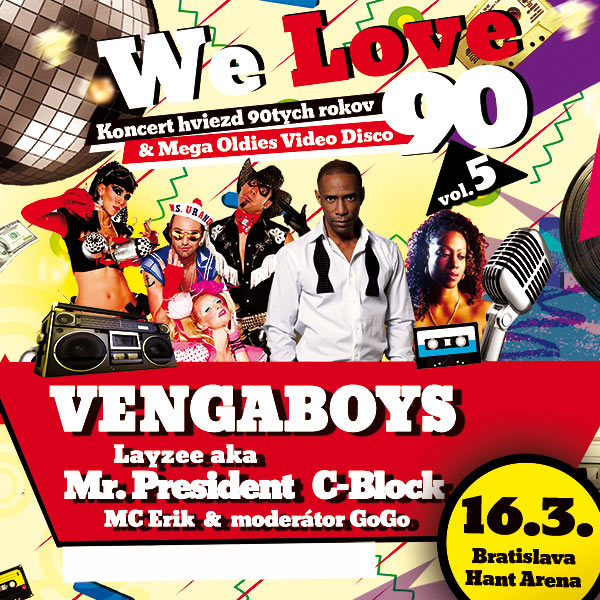 We love 90, vol.5,VENGABOYS,MR.PRESIDENT,C-BLOCK