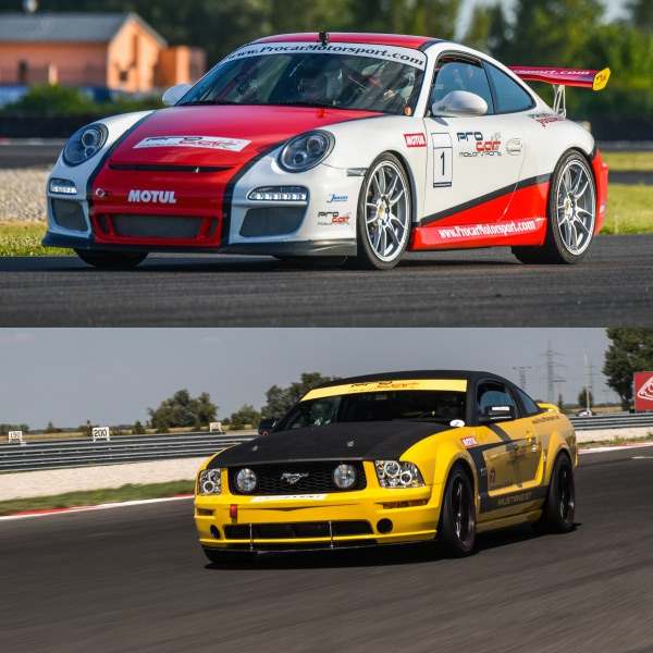 Jazda na Porsche 911 GT3 a Mustangu GT V8